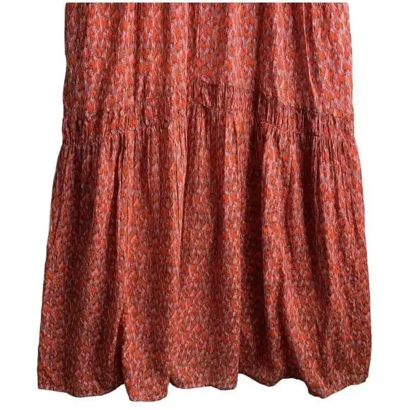 Joie Bondi Tea Rose Tiered Sleeveless Maxi Dress Womens Size XL NWT $248 - Picture 9 of 12